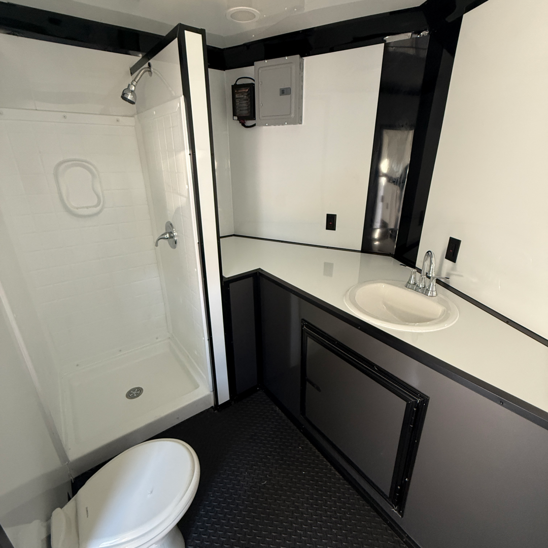 New 8.5X24TA Charcoal Race Ready Trailer