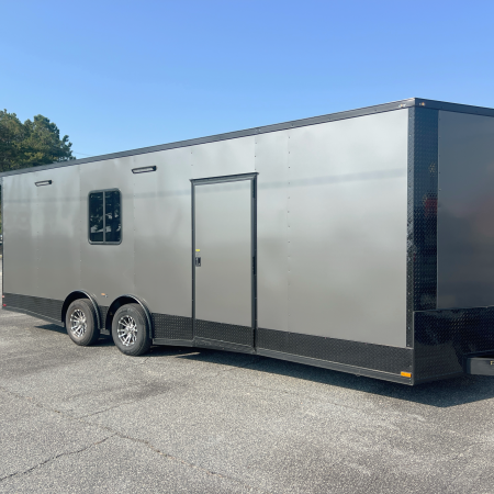 New 8.5X24TA Charcoal Race Ready Trailer