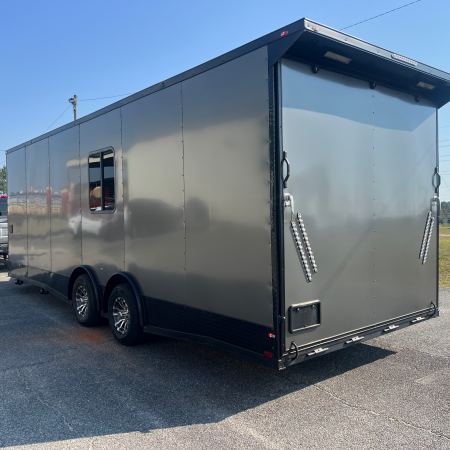 New 8.5X24TA Charcoal Race Ready Trailer