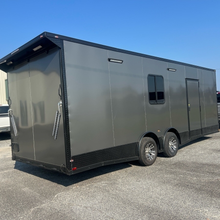 New 8.5X24TA Charcoal Race Ready Trailer