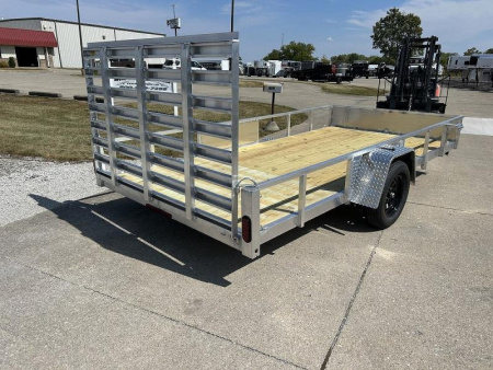 New 2026 QUALITY STEEL AND ALUMINUM 82"x14' Aluminum Utility Trailer