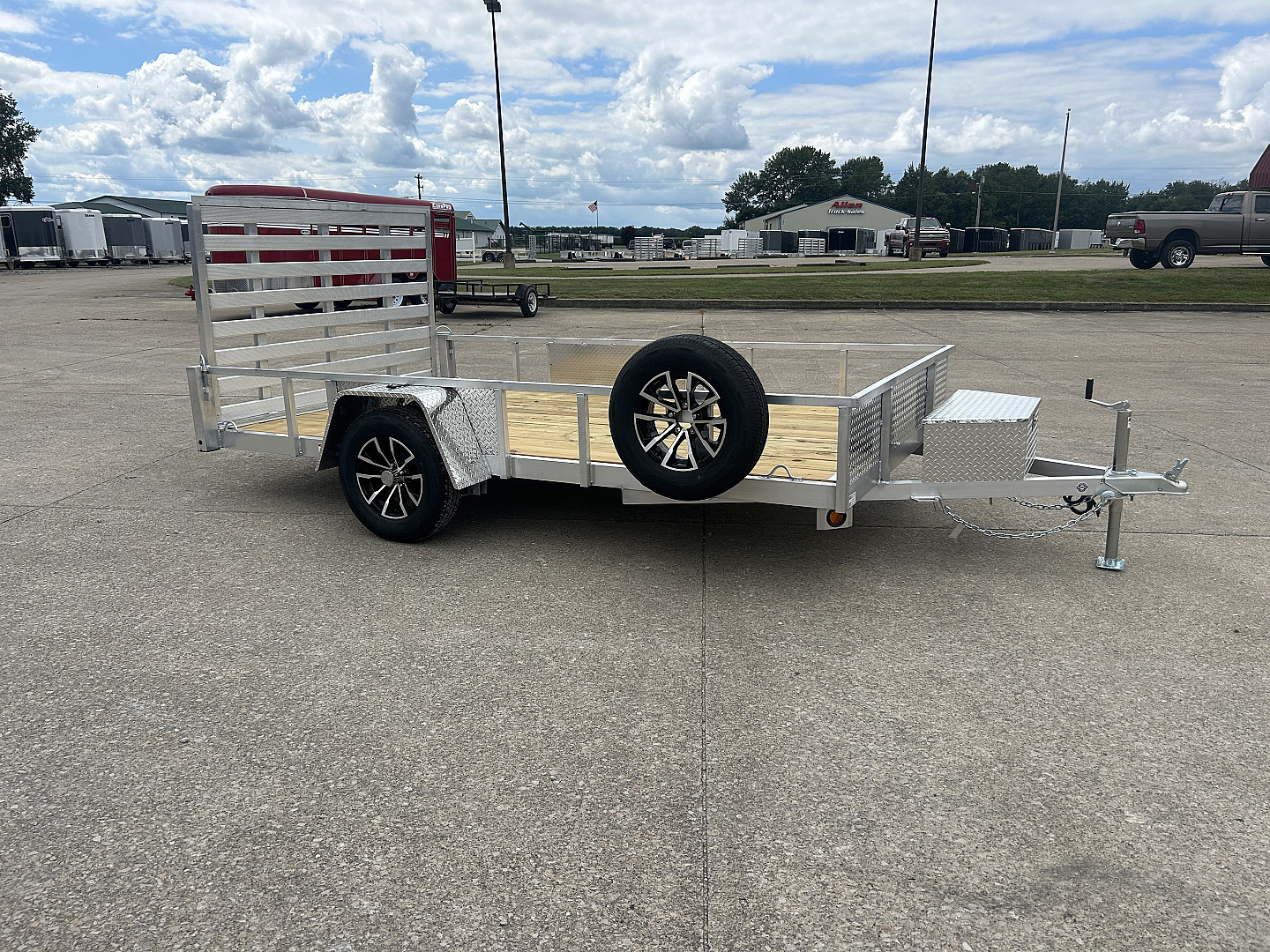 New 2026 QUALITY STEEL AND ALUMINUM 82"x12' Aluminum Utility Trailer