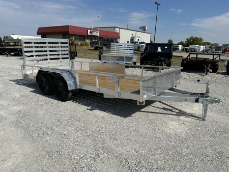 New 2026 Quality Steel and Aluminum 82 x16' Aluminum Utility Trailer