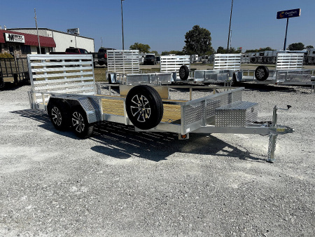 New 2026 Quality Steel and Aluminum 82 x16' Aluminum Utility Trailer