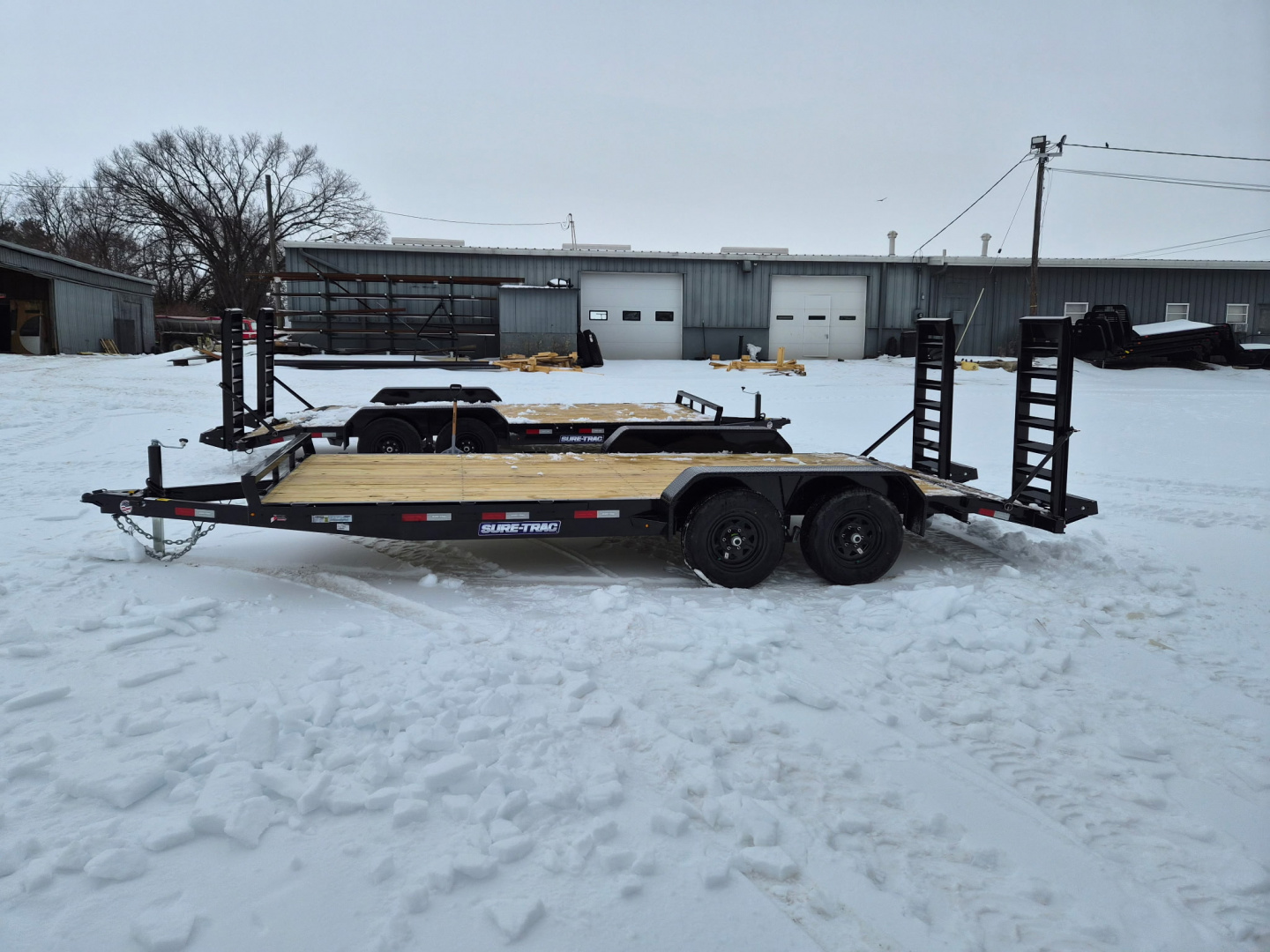 New 2026 Sure-Trac 7 X 18 EQUIPMENT 10K Equipment Trailer