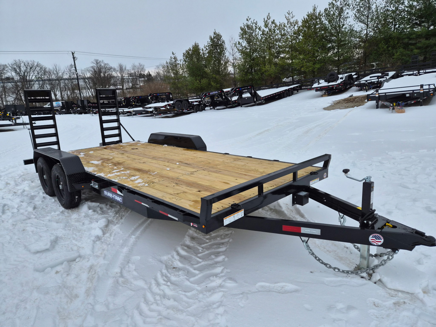 New 2026 Sure-Trac 7 X 18 EQUIPMENT 10K Equipment Trailer