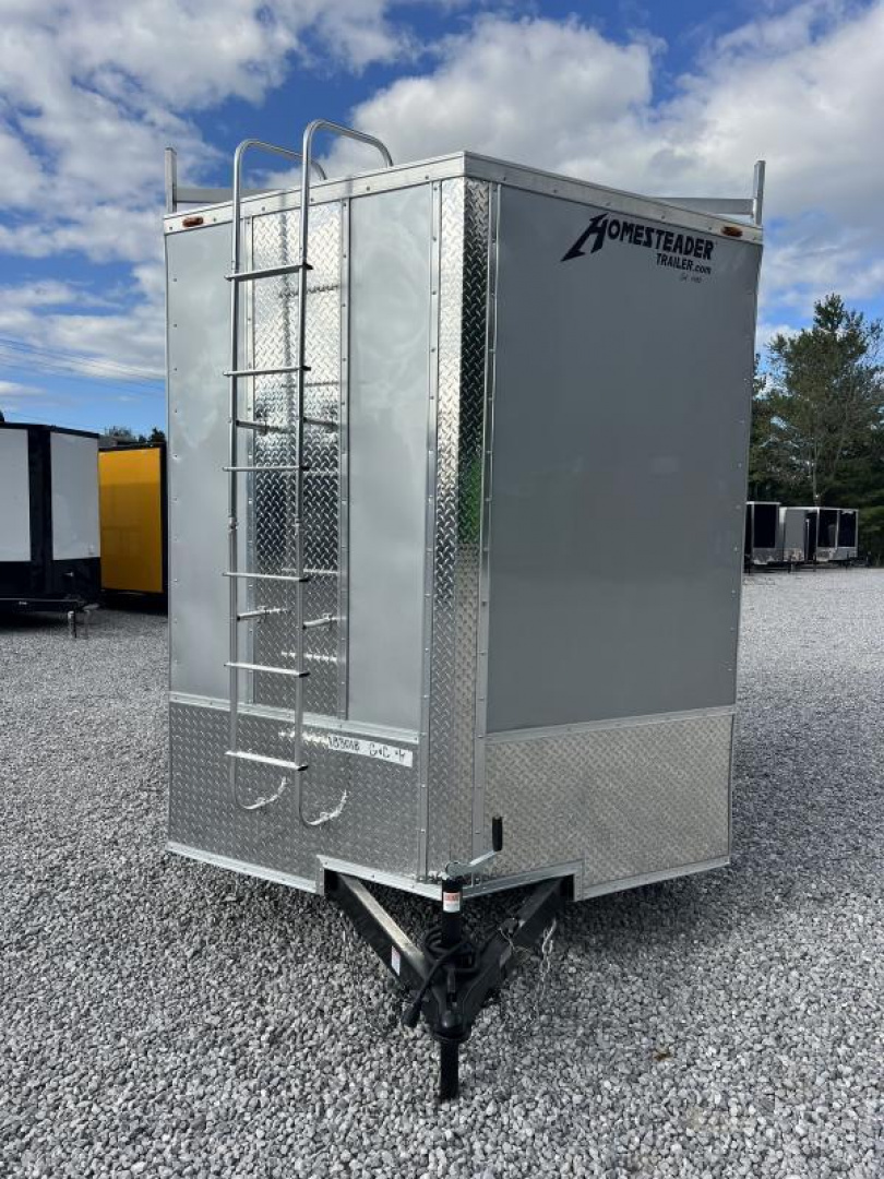 New 2025 Homesteader Trailers 7X12 IT (7FT HT) LADDER RACKS/NOSE LADDER Cargo / Enclosed Trailer