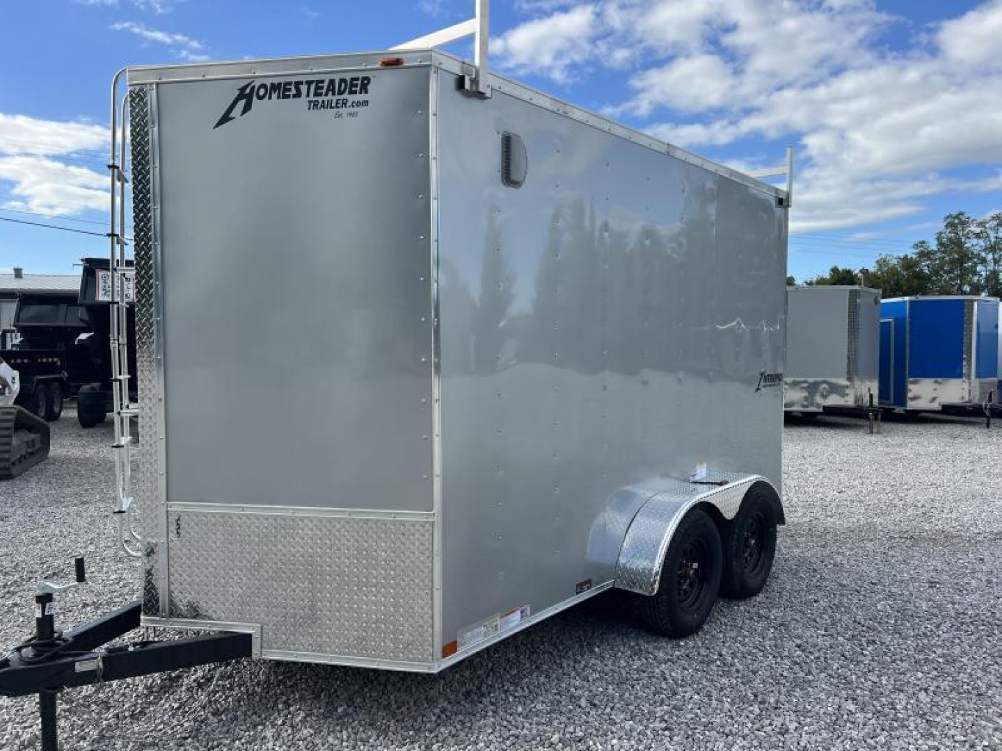 New 2025 Homesteader Trailers 7X12 IT (7FT HT) LADDER RACKS/NOSE LADDER Cargo / Enclosed Trailer