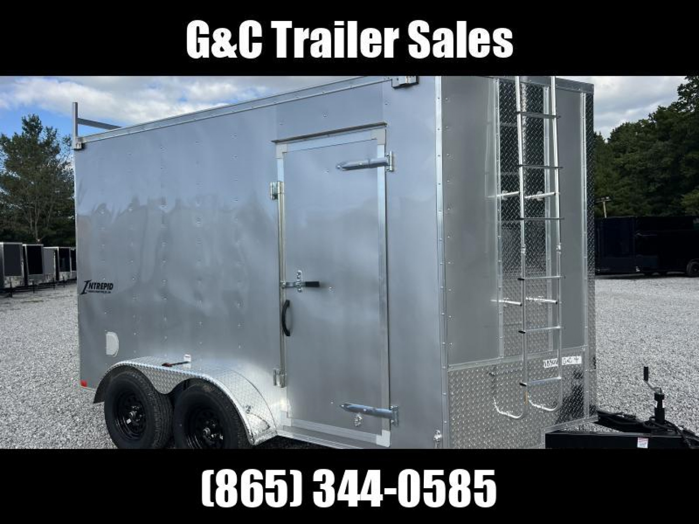 New 2025 Homesteader Trailers 7X12 IT (7FT HT) LADDER RACKS/NOSE LADDER Cargo / Enclosed Trailer