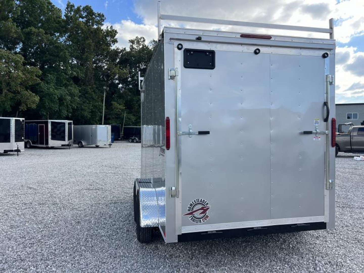 New 2025 Homesteader Trailers 7X12 IT (7FT HT) LADDER RACKS/NOSE LADDER Cargo / Enclosed Trailer