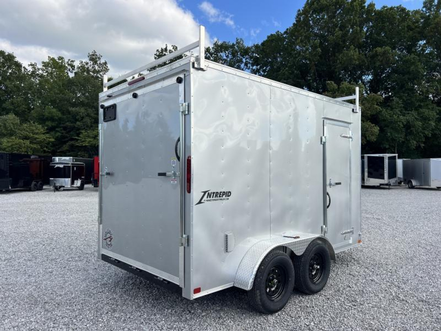 New 2025 Homesteader Trailers 7X12 IT (7FT HT) LADDER RACKS/NOSE LADDER Cargo / Enclosed Trailer