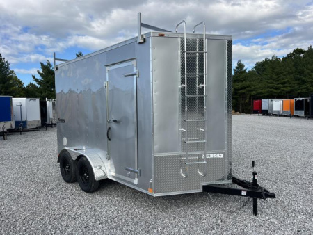 New 2025 Homesteader Trailers 7X12 IT (7FT HT) LADDER RACKS/NOSE LADDER Cargo / Enclosed Trailer
