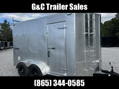New 2025 Homesteader Trailers 7X12 IT (7FT HT) LADDER RACKS/NOSE LADDER Cargo / Enclosed Trailer