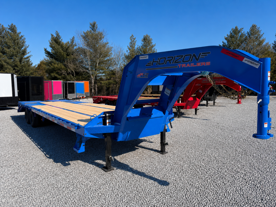 New 2025 Horizon Trailers 102X30 GOOSENECK 26K GVWR Flatbed Trailer