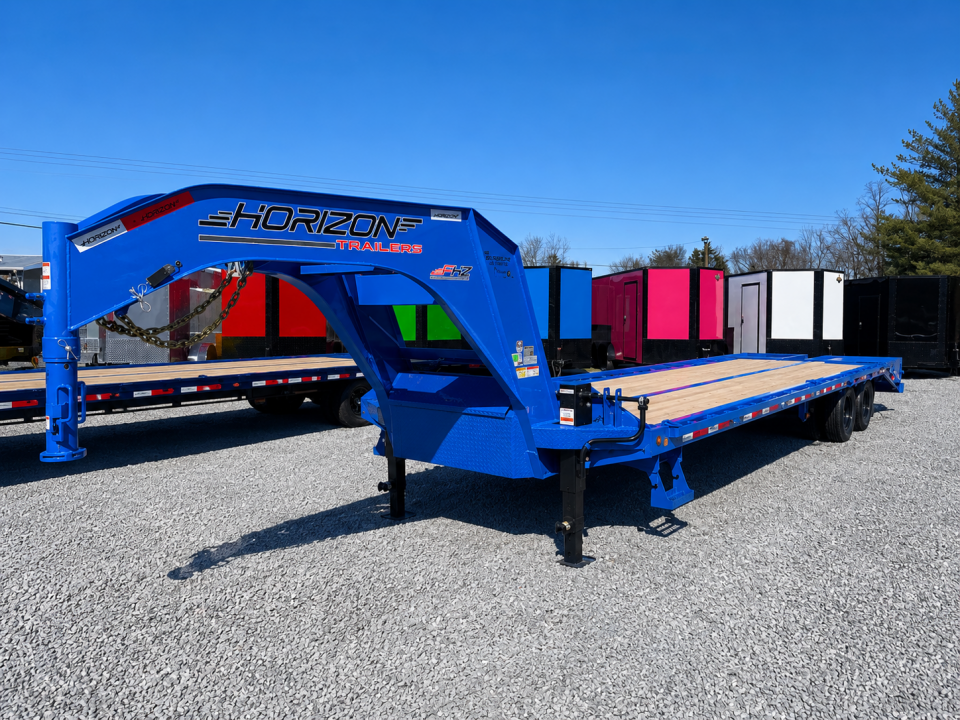 New 2025 Horizon Trailers 102X30 GOOSENECK 26K GVWR Flatbed Trailer