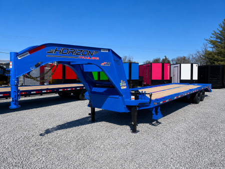 New 2025 Horizon Trailers 102X30 GOOSENECK 26K GVWR Flatbed Trailer