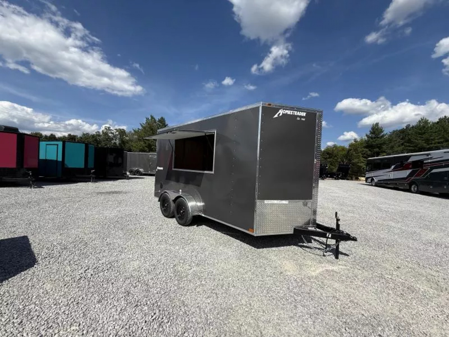 New 2026 Homesteader Trailer 7X14 IT (7FT) WITH WINDOW Cargo / Enclosed Trailer