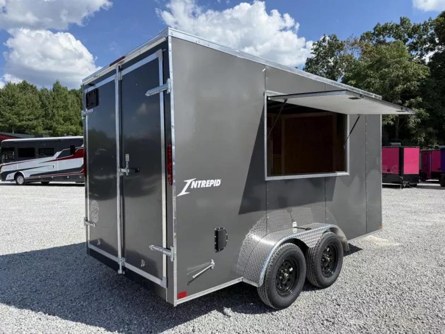 New 2026 Homesteader Trailer 7X14 IT (7FT) WITH WINDOW Cargo / Enclosed Trailer