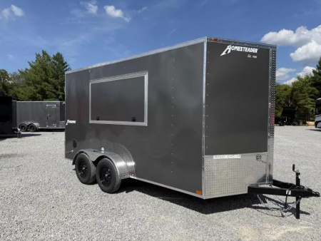 New 2026 Homesteader Trailer 7X14 IT (7FT) WITH WINDOW Cargo / Enclosed Trailer