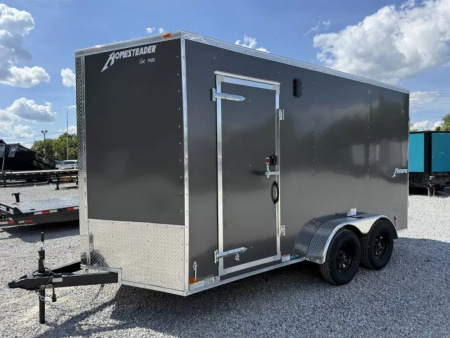 New 2026 Homesteader Trailer 7X14 IT (7FT) WITH WINDOW Cargo / Enclosed Trailer