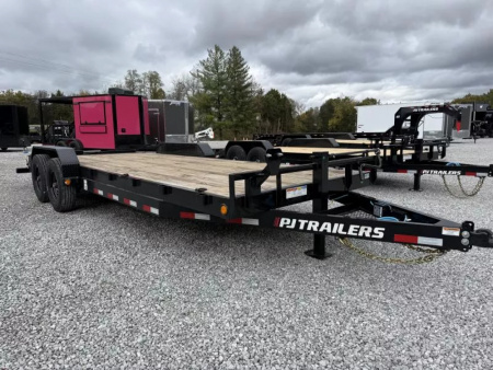 New 2026 PJ Trailers 7X22 EQUIPMENT TRAILER 16K GVWR (MEGA RAMPS) Equipment Trailer