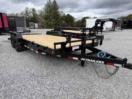 New 2026 PJ Trailers 7X20 EQUIPMENT TRAILER 14K GVWR (MEGA RAMPS) Equipment Trailer