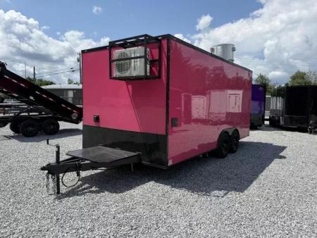 New 2026 Coast 2 Coast 8.5X18 TA CONCESSION TRAILER (FULLY EQUIPPED) BLACKOUT Vending / Concession Trailer