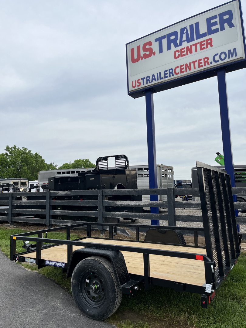 New 2026 Sure-Trac 6 X 12 UTILITY 3000# IDLER Utility Trailer single axle landscape trailer