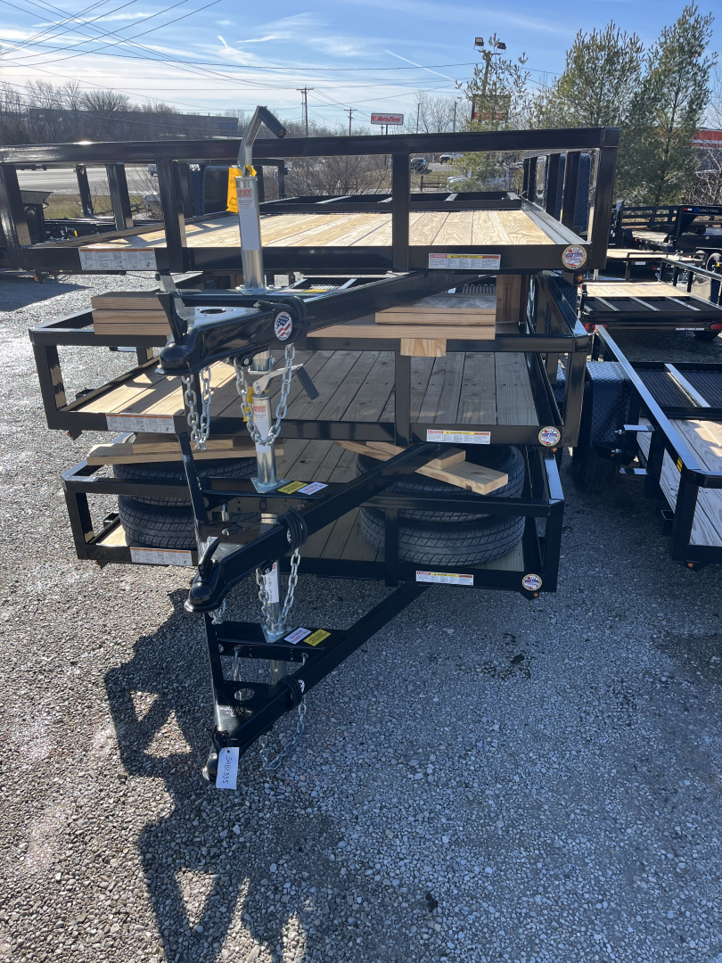 New 2026 Sure-Trac 6 X 12 UTILITY 3000# IDLER Utility Trailer single axle landscape trailer