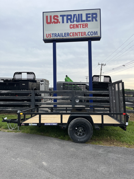 New 2026 Sure-Trac 6 X 12 UTILITY 3000# IDLER Utility Trailer single axle landscape trailer