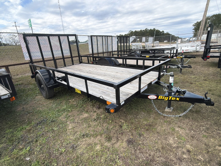 New 2026 Big Tex Trailers 77 X12' Single Axle Utility Trailer