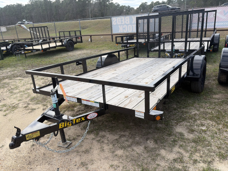 New 2026 Big Tex Trailers 77 X12' Single Axle Utility Trailer