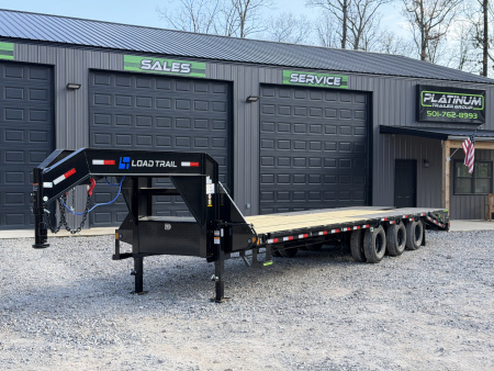 New 2026 Load Trail 102X32 GP TRIPLE 10K AXLES W/ MAX RAMPS 10 PLY TIRES Flatbed Trailer