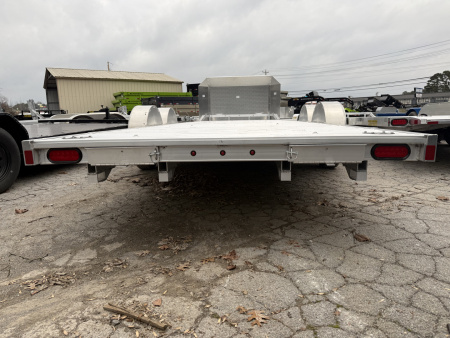 New 2026 Aluma 8220H-LP-TILT-TA-EL-R 15 INCH BLACK WHEELS Car Hauler