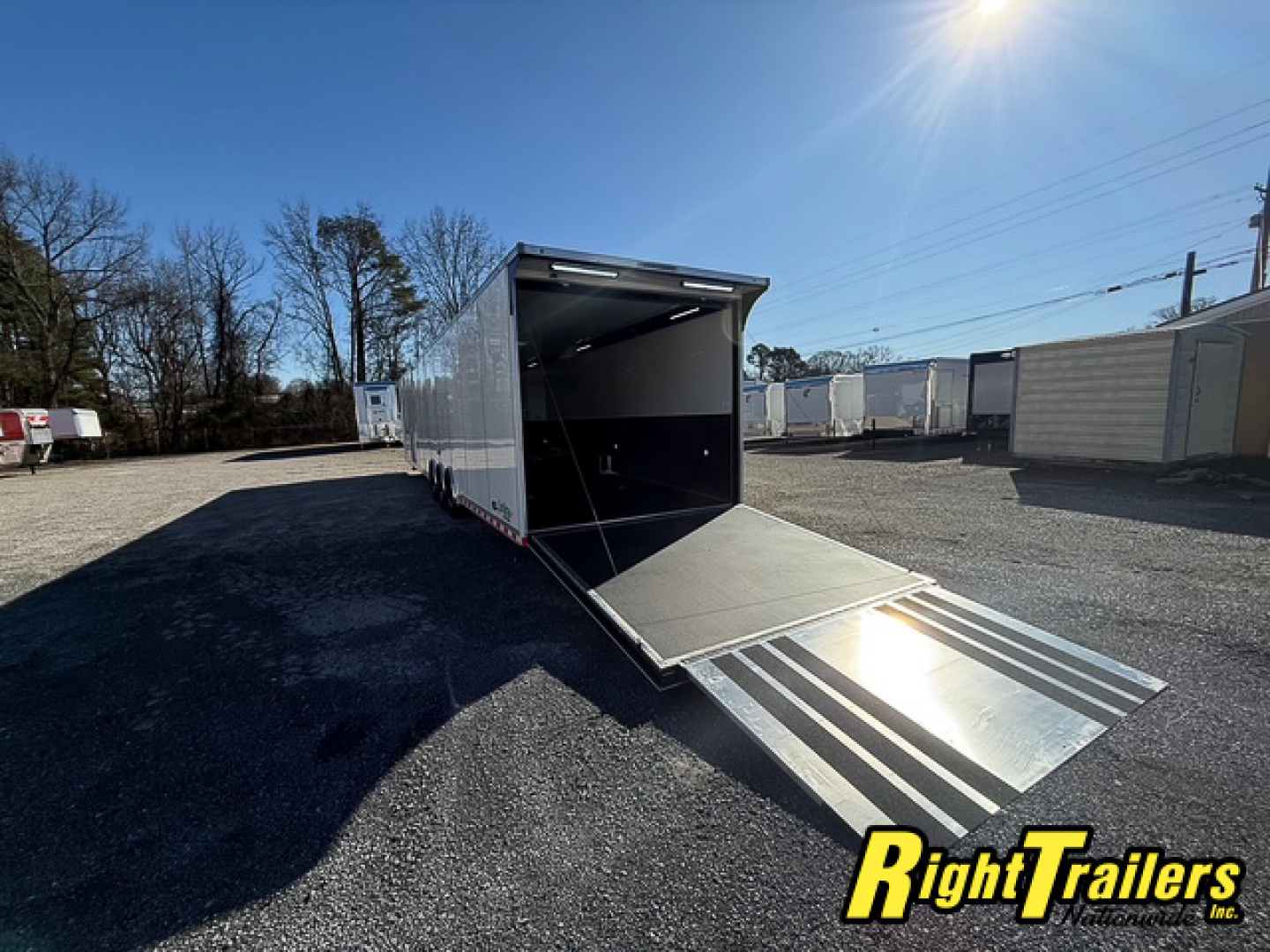 New 2025 8.5X48 RC GOOSENECK RACE TRAILER- DEMO Unit