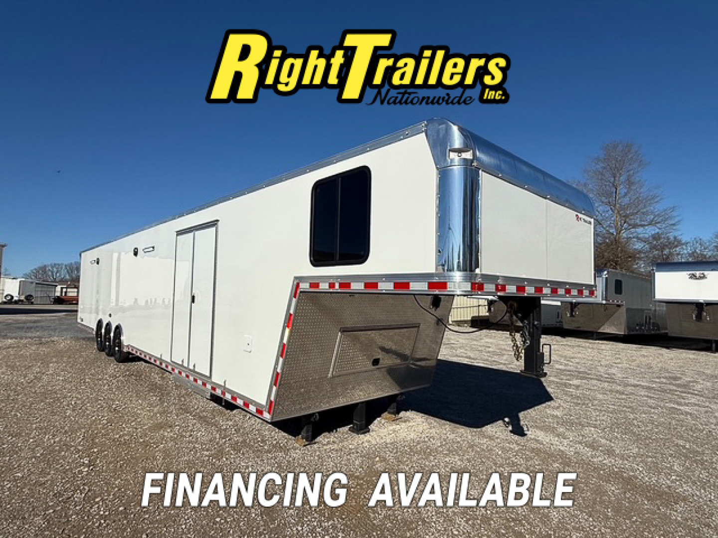 New 2025 8.5X48 RC GOOSENECK RACE TRAILER- DEMO Unit