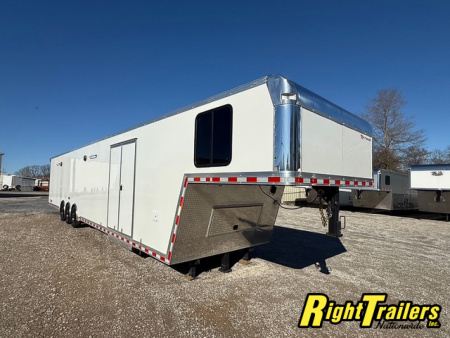 New 2025 8.5X48 RC GOOSENECK RACE TRAILER- DEMO Unit