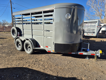 New 2026 Delco Tandem Axle Stock /12,000 GVWR/6'8 X14'