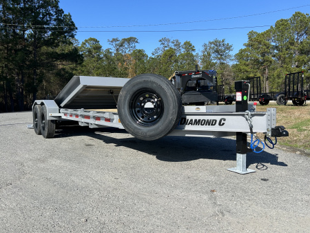 New 2026 Diamond C HDT207 Tilt Trailer PACESETTER EDITION FORK HOLDERS 14 PLY TIRES