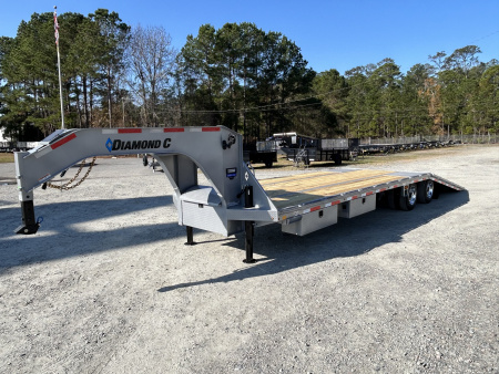 New 2026 Diamond C FMAX212 GOOSENECK TRAILER PACESETTER EDITION LOADED HYDRO JACKS & DOVE , DISC BRAKES 17.5 ALUMINUM OUTER RIMS