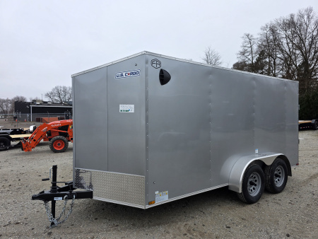 New 2026 US Cargo 7X14 TANDEM AXLE 6' TALL RAMP DOOR Cargo / Enclosed Trailer