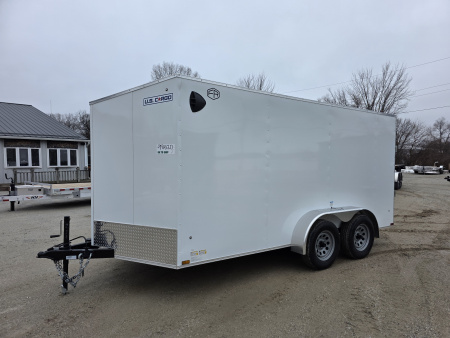 New 2026 US Cargo 7X14 TANDEM AXLE 6' TALL RAMP DOOR Cargo / Enclosed Trailer