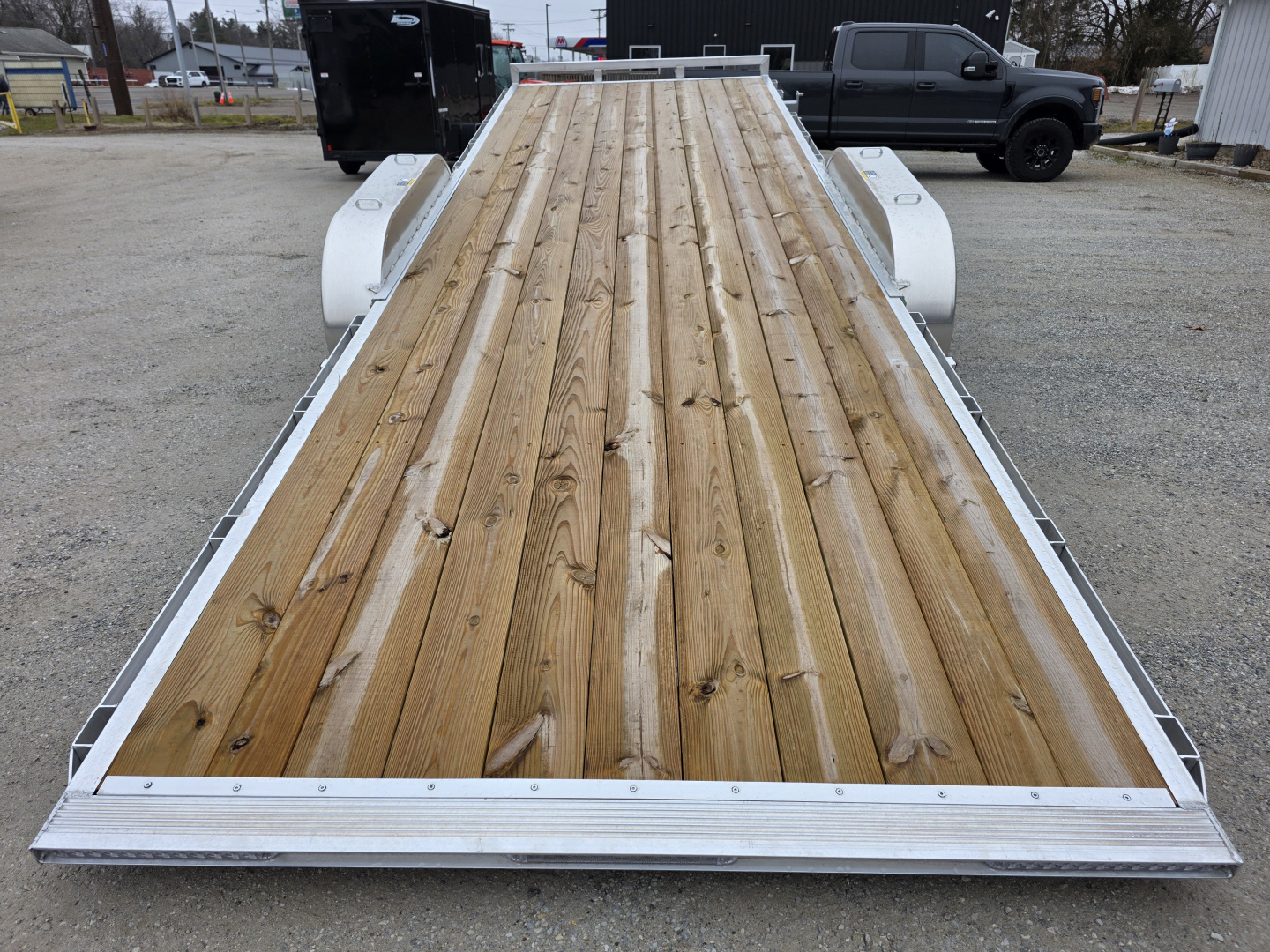 New 2026 H&H Trailers 82X22 ALUMINUM FULL TILT CAR HAULER EQUIPMENT 14K GVWR Car Hauler