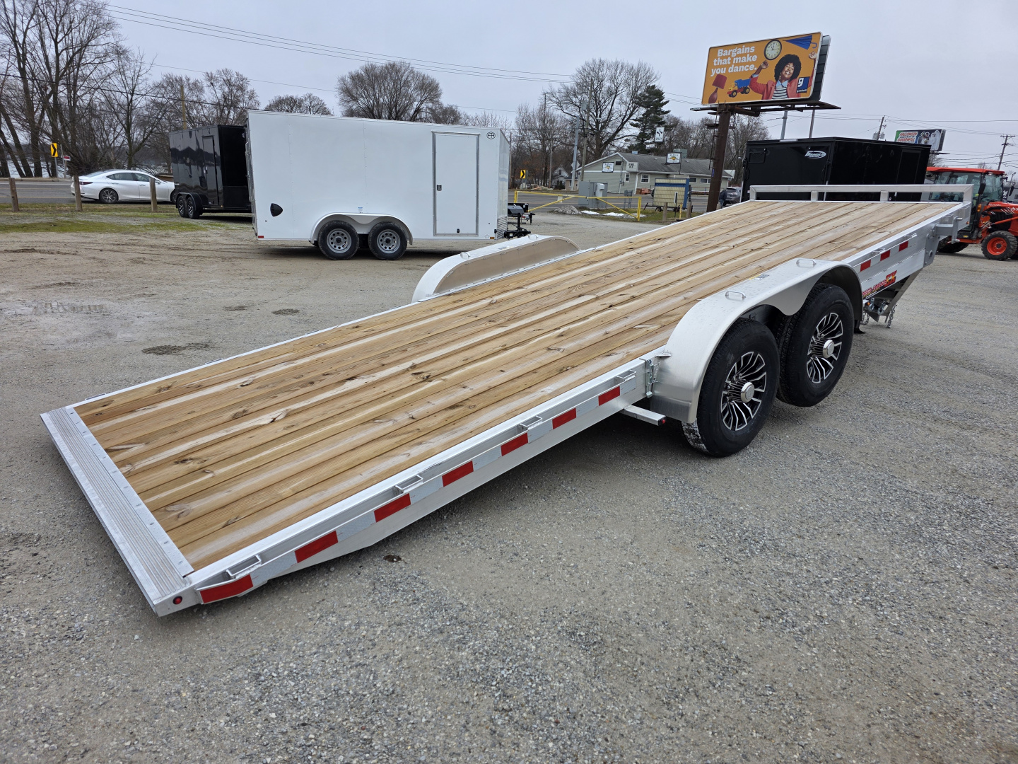 New 2026 H&H Trailers 82X22 ALUMINUM FULL TILT CAR HAULER EQUIPMENT 14K GVWR Car Hauler
