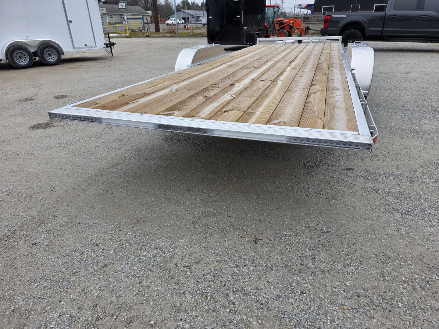 New 2026 H&H Trailers 82X22 ALUMINUM FULL TILT CAR HAULER EQUIPMENT 14K GVWR Car Hauler