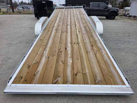 New 2026 H&H Trailers 82X22 ALUMINUM FULL TILT CAR HAULER EQUIPMENT 14K GVWR Car Hauler