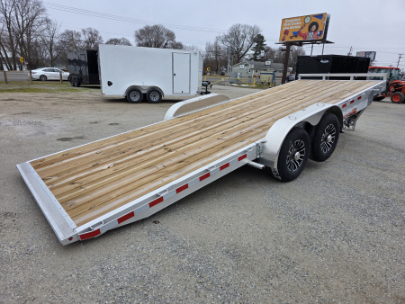 New 2026 H&H Trailers 82X22 ALUMINUM FULL TILT CAR HAULER EQUIPMENT 14K GVWR Car Hauler