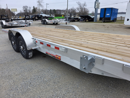 New 2026 H&H Trailers 82X22 ALUMINUM FULL TILT CAR HAULER EQUIPMENT 14K GVWR Car Hauler