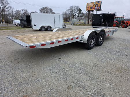 New 2026 H&H Trailers 82X22 ALUMINUM FULL TILT CAR HAULER EQUIPMENT 14K GVWR Car Hauler