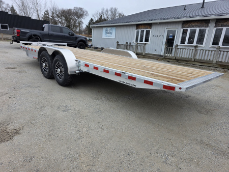 New 2026 H&H Trailers 82X22 ALUMINUM FULL TILT CAR HAULER EQUIPMENT 14K GVWR Car Hauler